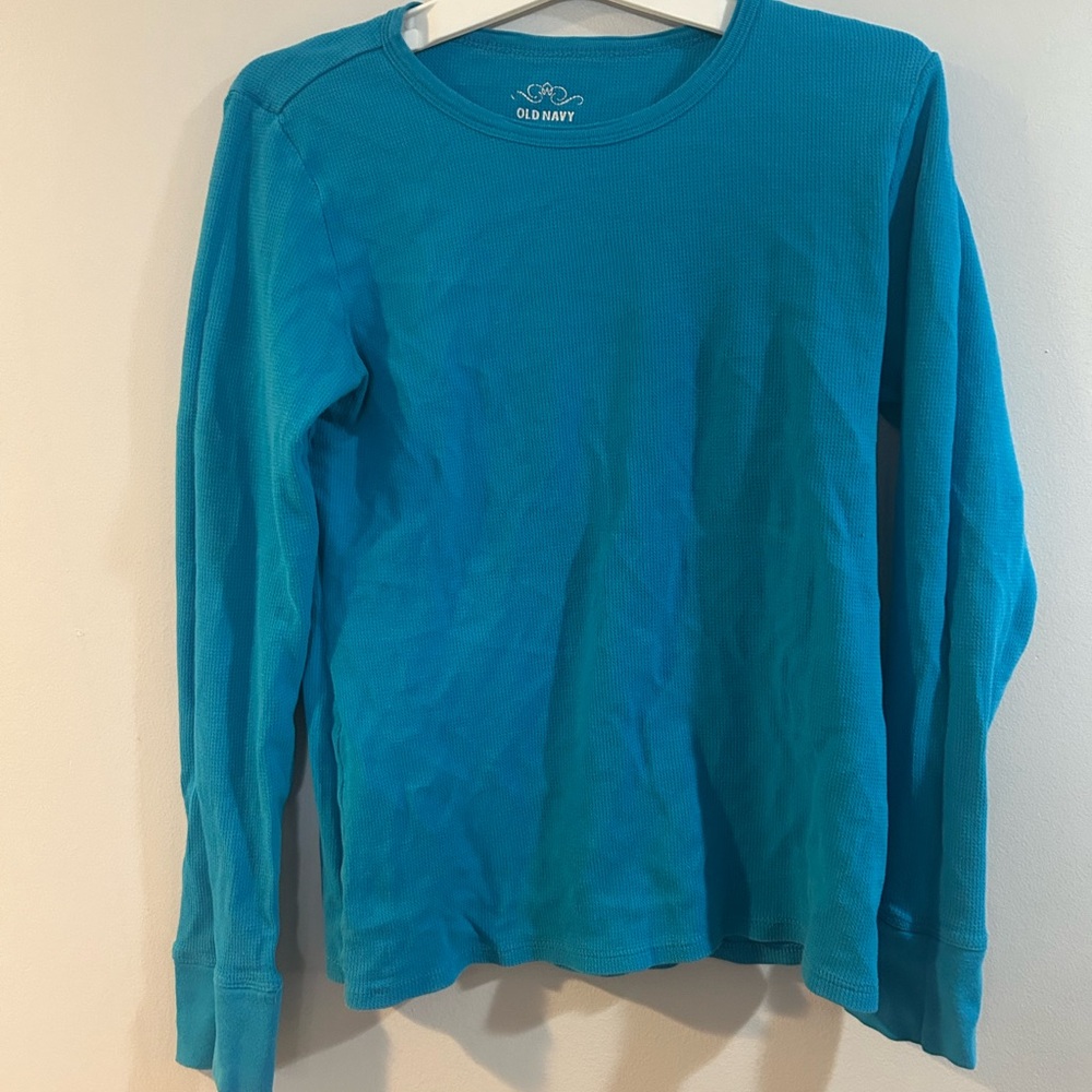 Old Navy  Blue woman’s small  Long Sleeve Thermal